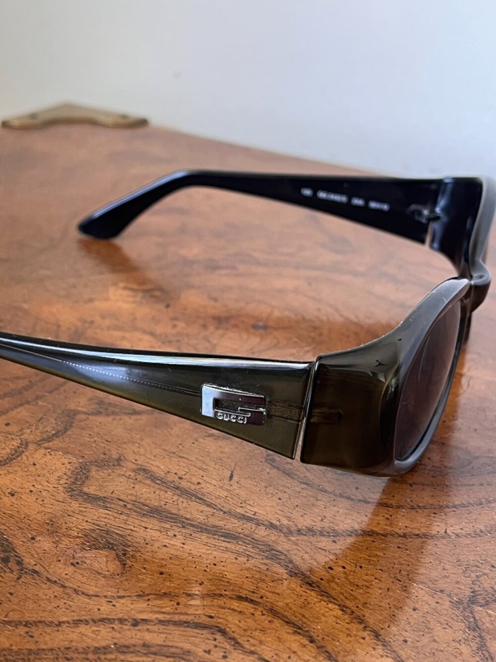 Gucci GG 2432/S 2XA Sunglasses Olive Green – Tom Ford Era? – New Polarized Lens - Picture 4 of 12
